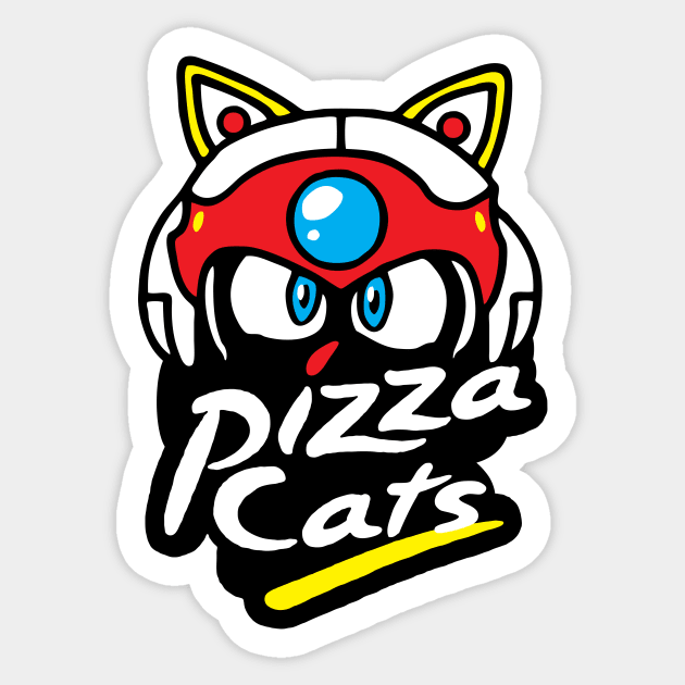 Pizza Cats Sticker by Daletheskater